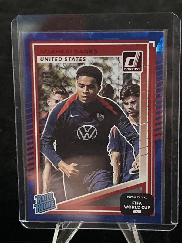 2025-26 Panini Donruss Road to Fifa World Cup - Rated Rookie Noahkai Banks #246