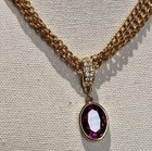 Swarovski Swan Necklace Earrings Set Gold Plated Crystals — photo 10
