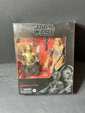 Hasbro Star Wars The Black Series 6  C3po & Chewbacca Action Figures  E8440
