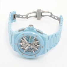 Hublot Big bang INTEGRATED sky blue ceramic 451.EX.5120.EX TI×CE AT Skeleton dia 5