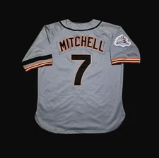Kevin Mitchell San Francisco Giants Jersey Throwback 1989 Battle Of Bay Patch!🎅