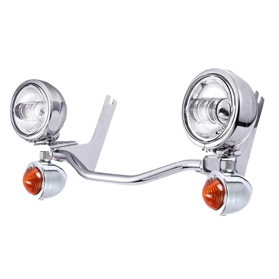 Kit de barra de luz de señal de giro LED antiniebla para Harley Road King FLHR aniversario Foto 4 de 4