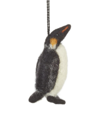 Filz Pinguin Kugel Neuheit Weihnachten Vogel hängend Filz Tier Spaß Osterkugel