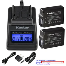 Kastar Battery LCD Fast Charger for Nikon EN-EL21 MH28 Nikon 1 V2 Digital Camera