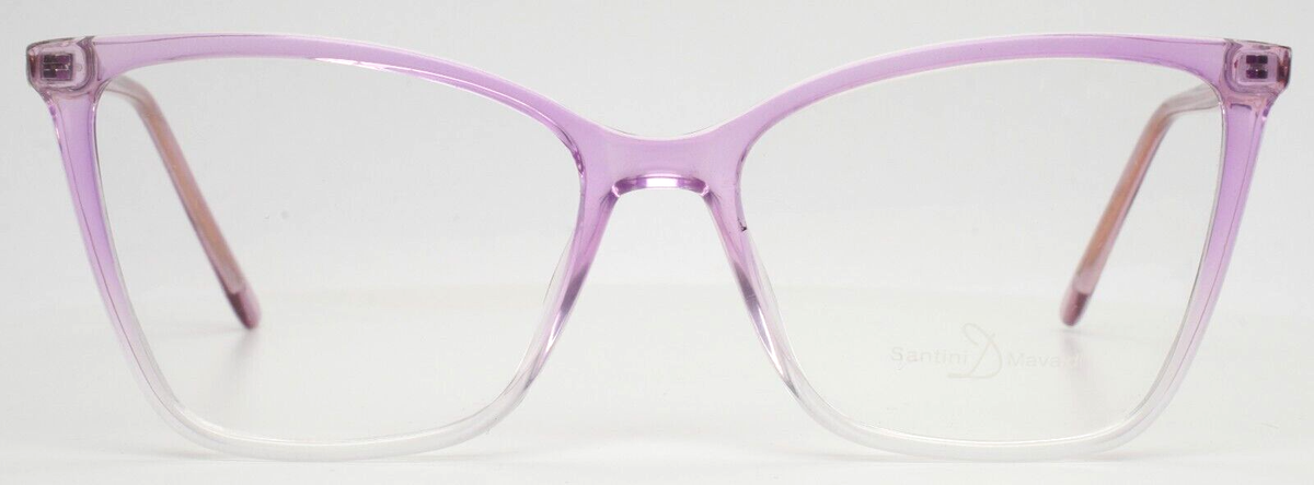 SANTINI D MAVALDI 60046 C7 Purple Transparent Womens Eyeglasses 55