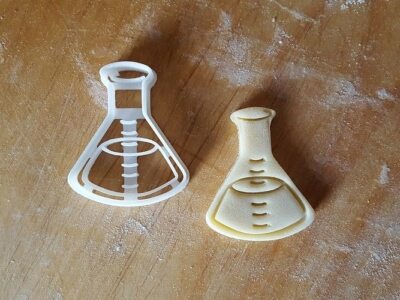 Wissenschaft Konische Flasche Plätzchen Gebäck Keks Ausstecher Glasur Fondant Backen Ton Glas