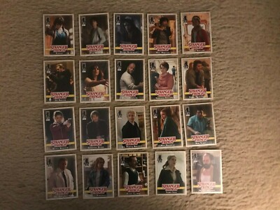 2019 Topps Stranger Things Season 3 Upside Down Characters Insert Set (20) NrMt