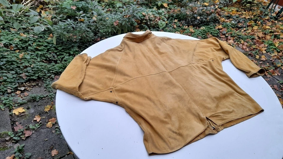 Markenjacke aus Veloursleder Gr XL-XXL Rücken 78 cm, Brust 69, Reißverschluss 66 - Bild 4 von 4
