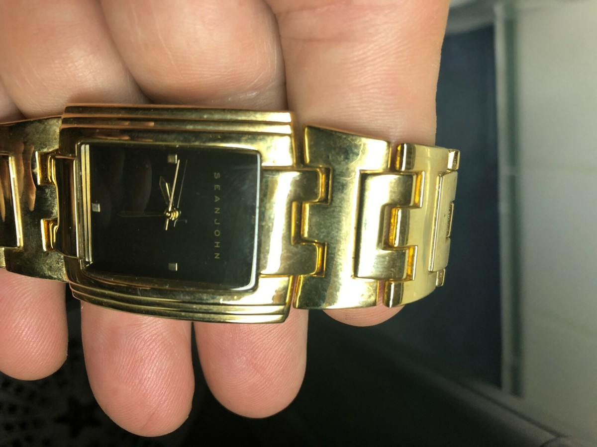 Sean John Mans Watch Gold | eBay