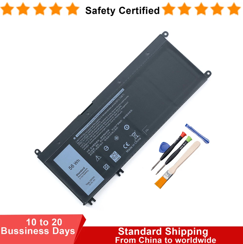 33YDH Akku für Dell Latitude 3380 3480 3490 3580 3590 Inspiron 7577 7586 56Wh