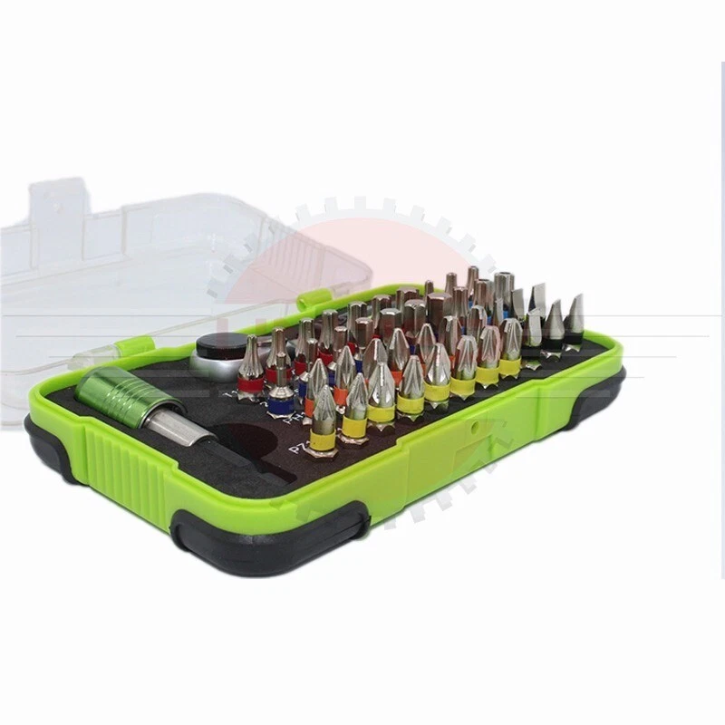 43PC Bit Set With Hex Bit Ratchet Torx Splines Hex Fine teeth, ratchet tool set - Image 3 of 4