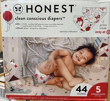 Honest Clean Conscious Diapers Size 5, 44 count