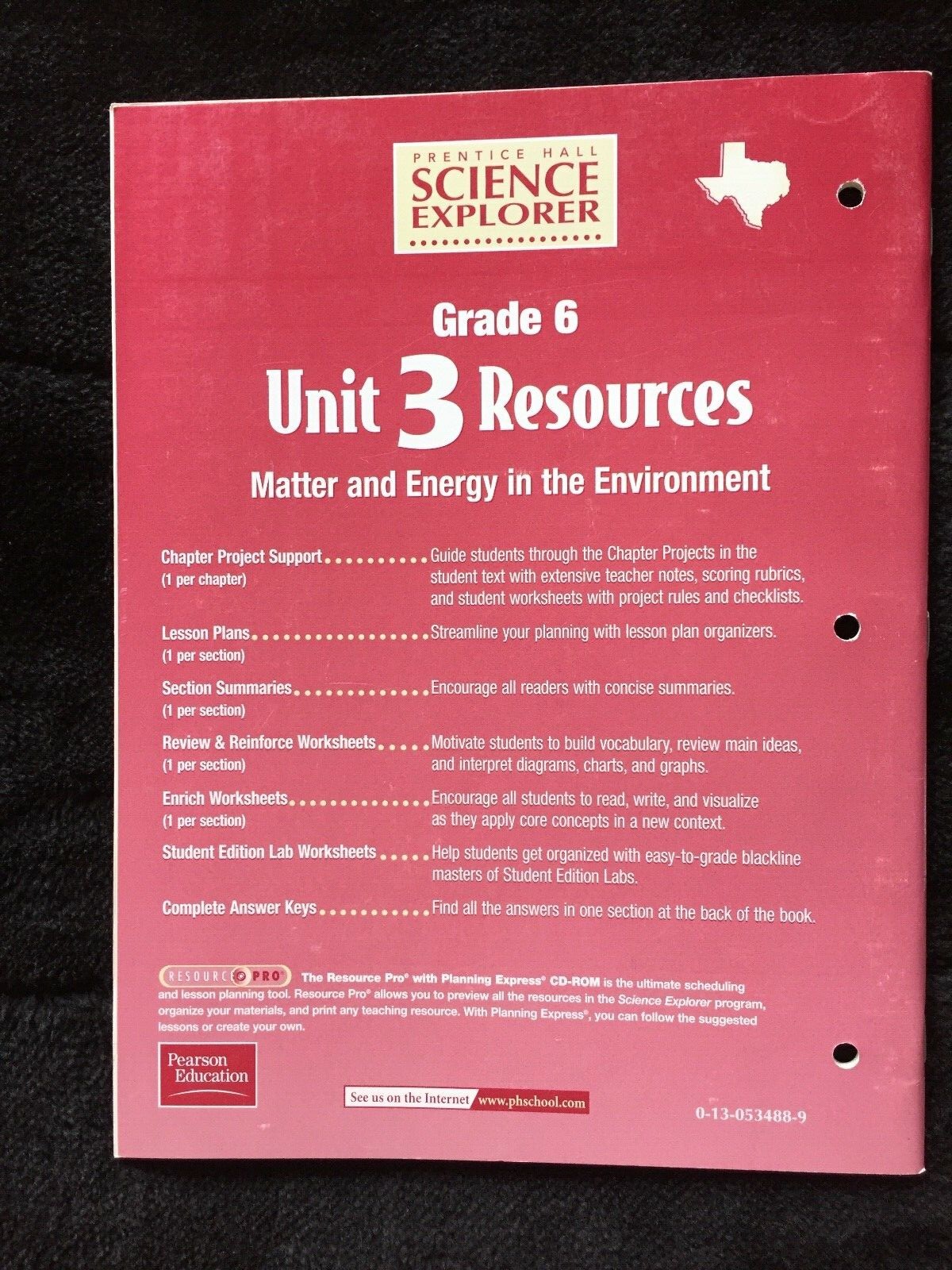Prentice Hall Science Explorer Grade 6 Unit 3 Resources Matter and