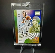 Trae Young Hawks PANINI REFRACTOR HAWKS ROOKIE CARD - MINT - W/CASE. rookie card picture