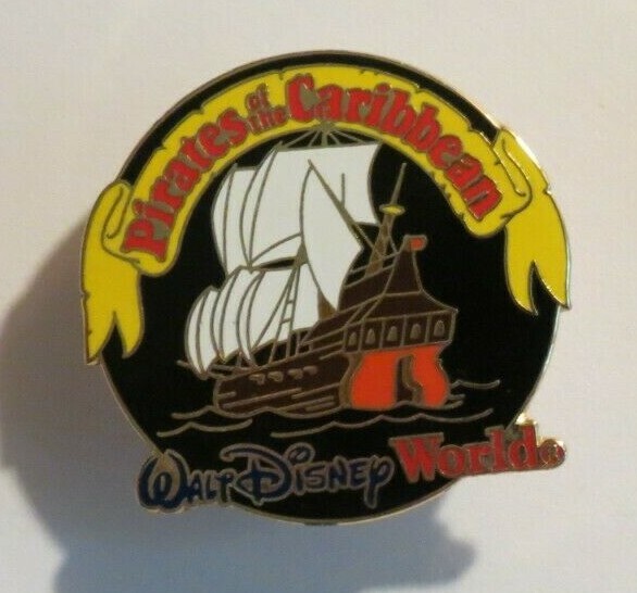 DISNEY WDW PIRATES OF THE CARIBBEAN SHIP CIRCLE YEAR 2000 PIN