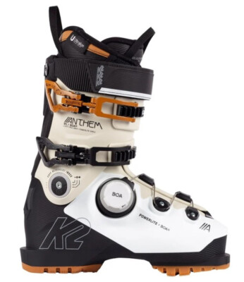 K2 Anthem 95 Boa ladies Ski Boots size 24.5 (NEW super cool, no lower buckles)
