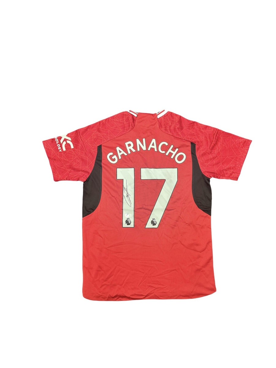 Alejandro Garnacho Signed Manchester United Football Shirt | eBay