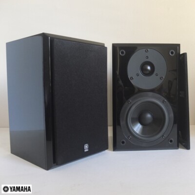 YAMAHA NX-E300 speakers, c.2004 piano black gloss finish 60Hz-28kHz, 110W superb