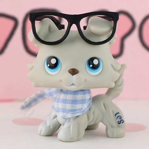 Figurine Littlest Pet Shop – Chien Colley N°363, Hasbro, Occasion
