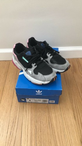 adidas falcon all black womens