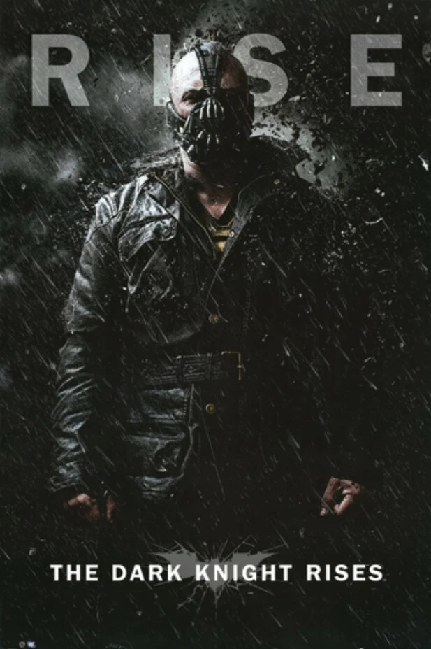 Плакат фильма Bane The Dark Knight Rises «Rise» 24x36 — настенная художественная печать комиксов DC - Изображение 2 из 4