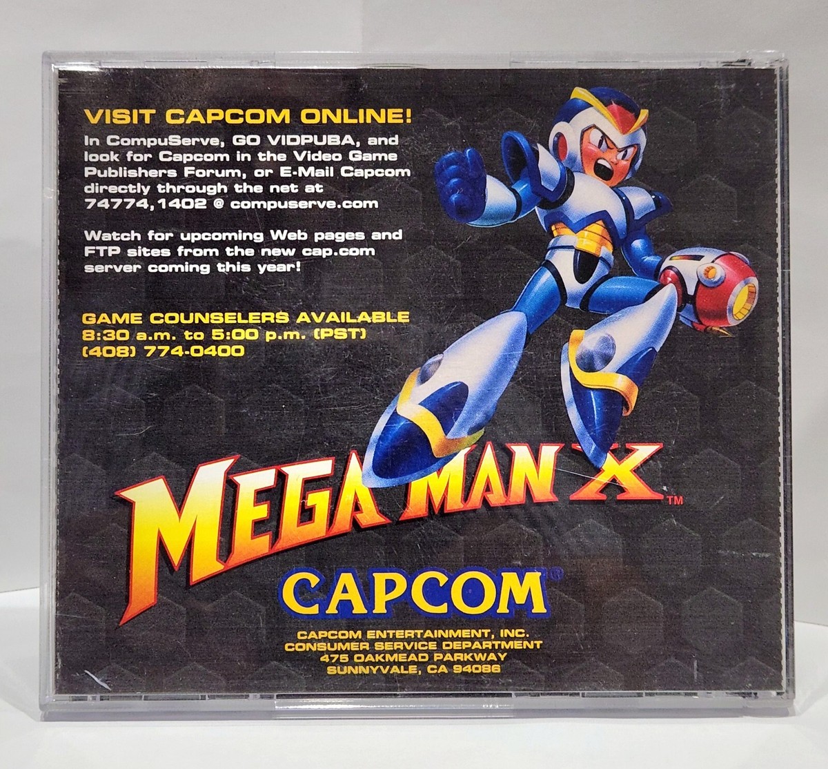 Mega Man X Capcom Computer Game PC CD-ROM (1995) | eBay