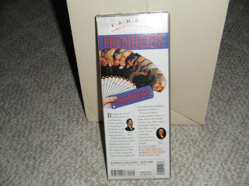 NEW Fandex Family Field Guides Presidents George Washinton to Bush 43 Edition - Picture 3 of 5