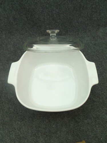 Corning Ware Pyrex 3 Liter Casserole Floral Pastel Bouquet Glass Lid - Picture 5 of 9