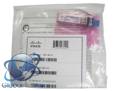 NEW SEALED GENUINE CISCO SFP-GE-Z - 1000BASE-ZX SFP (DOM