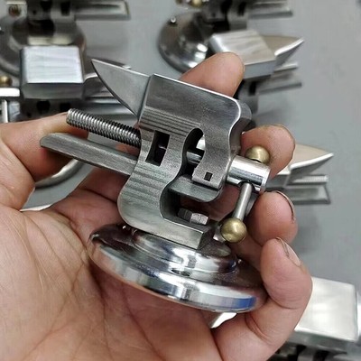 DIY Watch Repair Tool 304 Stainless Steel Bench Pliers Adjustable Desktop Clamp