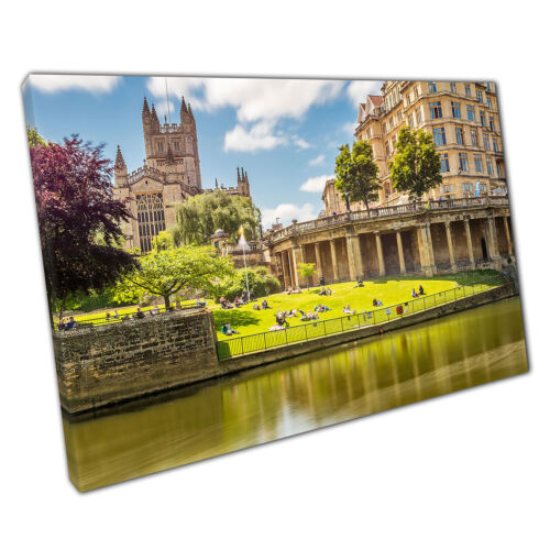 Long Exposure Photography The City Of Bath Somerset England Art Print On Canvas - Picture 1 of 4