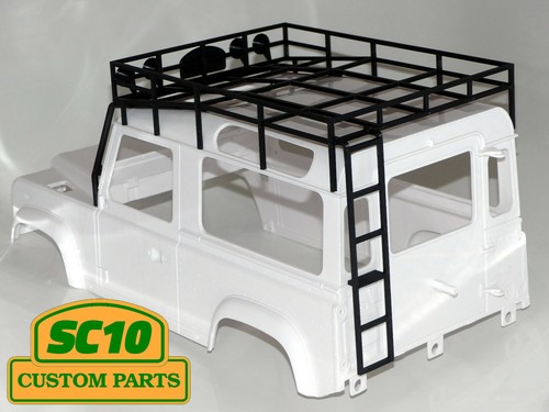 23004 Camel Trophy Dachgepäckträger+Rollcage für 1/10 RCWD Land Rover D90 - Bild 6 von 12