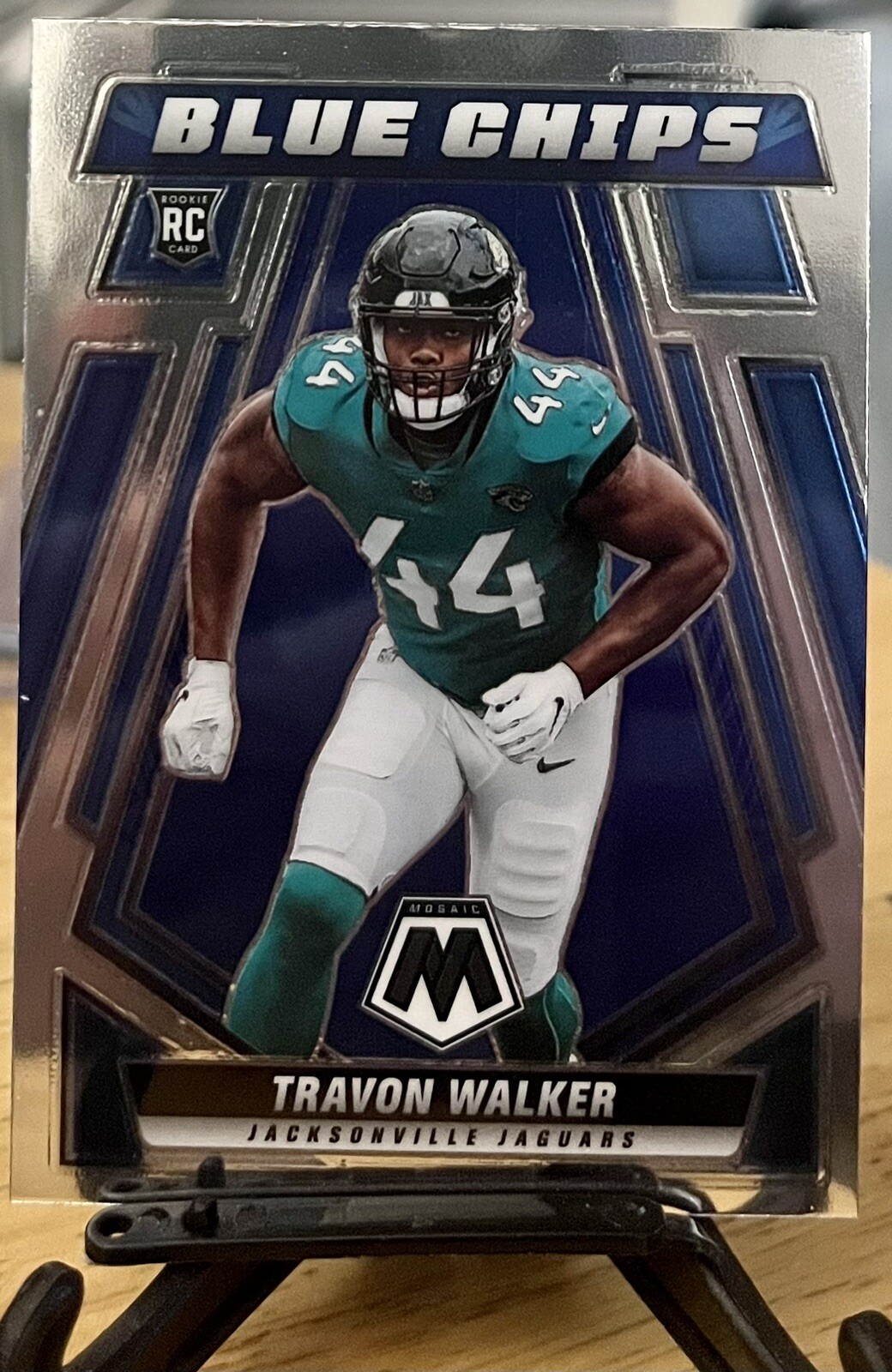 2022 Panini Mosaic Blue Chips Travon Walker ROOKIE BC-15 Jacksonville Jaguars