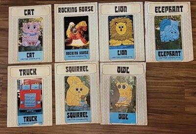 Lot Critter Coverlette Quilt Patterns Cat Horse Lion Elephant Truck Owl Squirrel