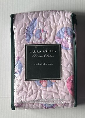 Laura Ashley Quilted Two Standard Shams Ballet NIP
