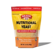 Bragg Premium Nutritional Yeast Seasoning - Vegan,Gluten Free-12 Ounce Pack of 1