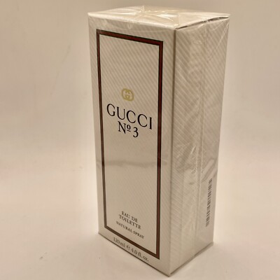 GUCCI 3 By GUCCI EDT For Women Spray 120 ml / 4 oz RARE Vintage