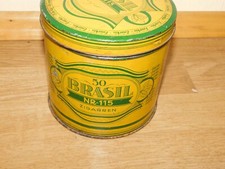Blechdose Dose ESURKIS 50 Zigarren Brasil Nr.115! wohl 20er/30er Jahre