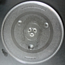 12 3/8" Sanyo P34 Microwave Glass Turntable Plate Tray 8 3/8" Roller Ring Used