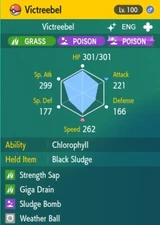 Pokemon Scarlet and Violet 6iv Shiny Max EV Victreebel