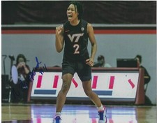 AISHA SHEPPARD Signed 8 x 10 Photo WNBA Basketball LAS VEGAS ACES Free Shipping