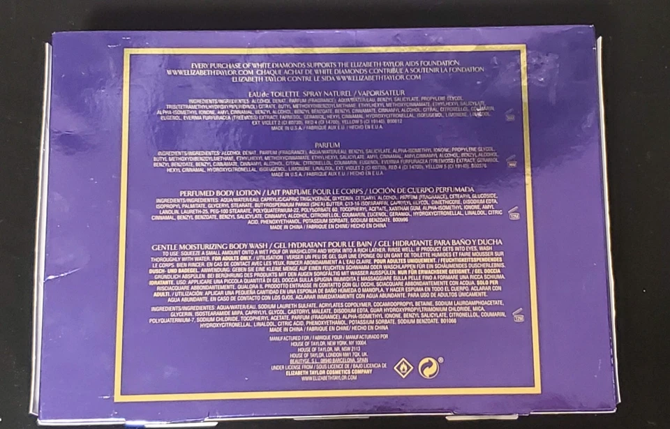 Elizabeth Taylor White Diamonds Gift Box Parfum - Image 3 of 4