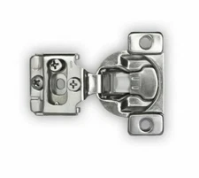 50pcs 1/2" OVERLAY SOFT CLOSE Face Frame Compact Cabinet Hinge w/ Damping Buffer