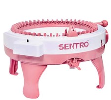 Sentro Knitting Machine 48 Needles Round Loom Knitting Board Rotating Double