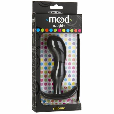 Doc Johnson Mood Naughty 2 Large Silicone Butt Plug Black, New