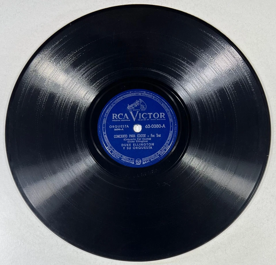 Duke Ellington : Concerto para cootie 78 tours rpm RCA VICTOR 63-0380 - Photo 4/4