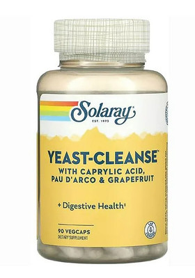 Solaray Yeast-Cleanse | With Caprylic Acid, Pau DArco, Grapefruit Seed Extract