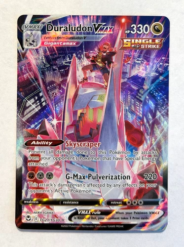 Pokemon Silver Tempest - DURALUDON VMAX - TRAINER GALLERY - TG21/TG30 - NM
