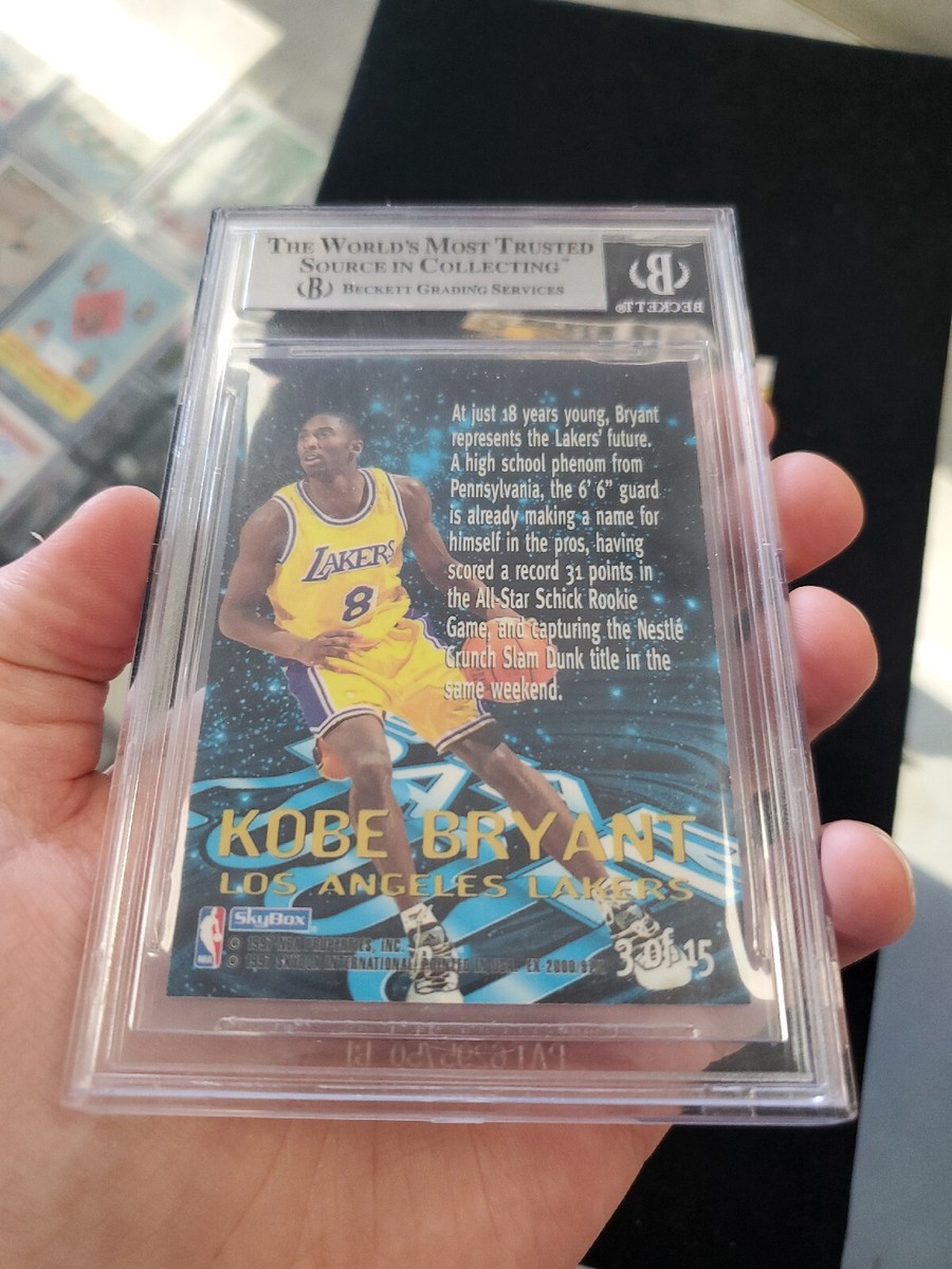 1996-97 Kobe Bryant Skybox E-X2000 Star Date 2000 #3 RC 1996-97 Kobe Bryant Skybox E-X2000 Star Date 2000 #3 RC