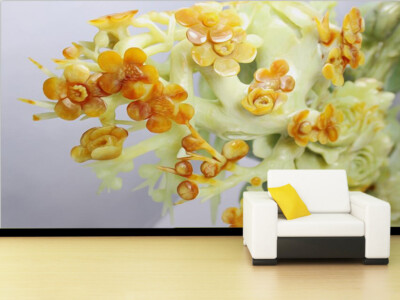 3D Jade Flower 39467NA Wallpaper Wall Murals Removable Wallpaper Fay